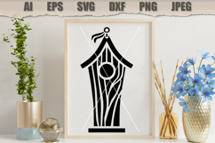 Stencil Rustic Birdhouse Product Image 3