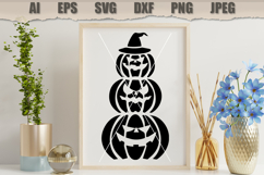 Stencil Halloween Pumpkin Stack Product Image 3