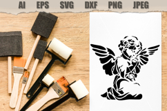 Stencil Cherub Angel Product Image 3