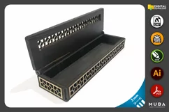 Wooden Pen Box, Gift Jewellery Box, Laser cut file Product Image 3