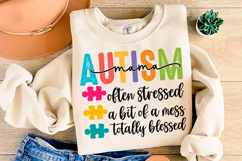 Autism Mom Sweatshirt, Women’s Svg Png, Product Image 4