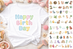 180 Watercolor Baby Dinosaur Clipart Bundle Product Image 3