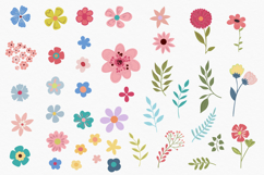Ditsy vector floral patterns and clipart Product Image 3
