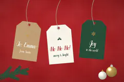 Christmas Jollytide Festive Christmas Brush Script Font Product Image 3