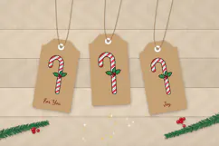 Christmas Candy Cane SVG Product Image 3