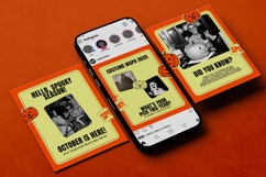 Halloween Instagram carousel &amp; Canva Template Product Image 3