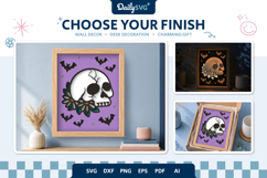 Halloween Skull Shadow Box 3D SVG Product Image 2