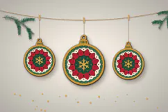 3D Layered Christmas Ornament SVG Product Image 4
