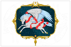 winged horse mythological creature Product Image 3