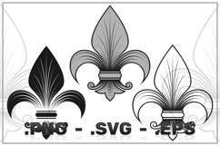 Vector design of the fleur de lis Product Image 3