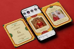 Indian Wedding Instagram Carousel &amp; Canva Template Product Image 2