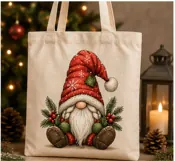 Whimsical Christmas Clipart PNG Gnome, Reindeer, Christmas Product Image 2