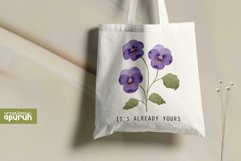 Manifest Quotes with Birth Month Flower Tee 03 Product Image 2