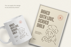 Bakery Quote Cute Graphic T-Shirt Design Product Image 3