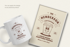 Retro Coffeeshop T-Shirt Cartoon Mascot Product Image 3