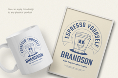 Espresso Yourself Retro T-Shirt Design Product Image 3