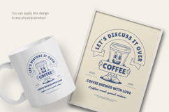 Retro Coffee T-Shirt Cartoon Mascot Product Image 3