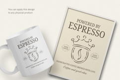 Espresso Royalty Elegant T-Shirt Design Product Image 3