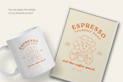 Espresso Yourself Retro T-Shirt Design Product Image 3
