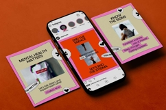 Mental Health awareness Instagram carousel &amp; Canva Template Product Image 3