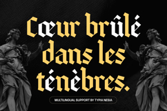 Quitestar - Modern Gothic Blackletter Font Product Image 2