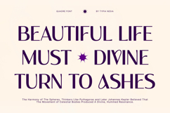 Quadre - Luxury Beauty Elegant Sans Serif Product Image 2