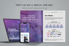 Minimalist Corporate Company Profile Canva Template Product Image 3