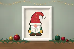 3D Layered Christmas Gnome SVG Product Image 2