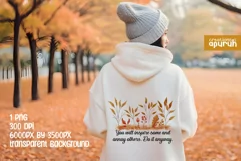 Autumn Floral Motivational Quotes Sublimation 03 Product Image 2