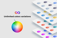 Animated Organizational Charts PowerPoint Template Product Image 3
