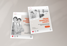 Black and White Modern Digital Marketing Agency Instagram Product Image 4