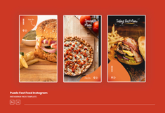 Fast Food Instagram Puzzle Ads Story and Post Product Image 4