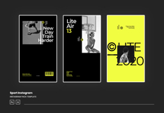 Sport Instagram Ads Post and Story Template Product Image 4