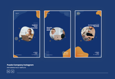 Puzzle Company Instagram Post &amp; Story Template Product Image 4