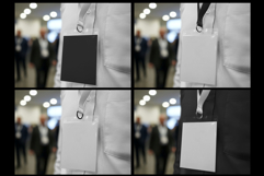 3 ID Card Badge Mockups. Vol.02. Generated AI Product Image 3