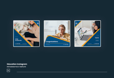Elegant Education Instagram Post Template Vol.1 Product Image 3