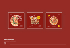 Pizza Instagram Post Template Product Image 3