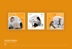 Elegant Education Instagram Post Template Vol.2 Product Image 3