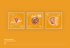 Pizza Instagram Post Template Product Image 3
