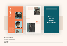 Modern Fashion Instagram Post &amp; Story Template Product Image 3