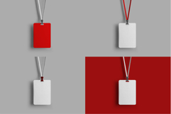 2 ID Card Badge Mockups. Vol.01. Generated AI Product Image 3