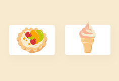 Puffy Cute Dessert Illustration Set Product Image 4