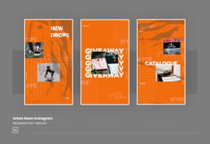 Urban Neon Instagram Template Product Image 4