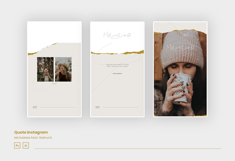 Quote Collection Instagram Post &amp; Story Template Product Image 4