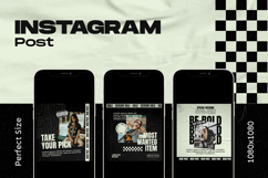 Bold Streetwear Instagram Post &amp; Story Template Product Image 3