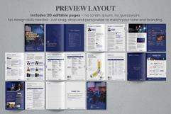 Professional Business Conference Program Book Template Product Image 3
