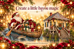 Cajun Christmas Clipart Product Image 4