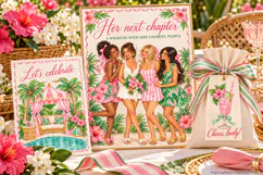 Bachelorette Clipart Palm Beach Product Image 3