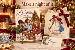 Christmas Sleepover Clipart Product Image 3