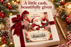 Printable Christmas Money Cards Product Image 3